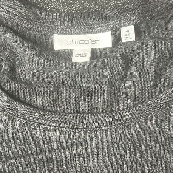 Chicos SZ 4 women’s top linen - Picture 7 of 9